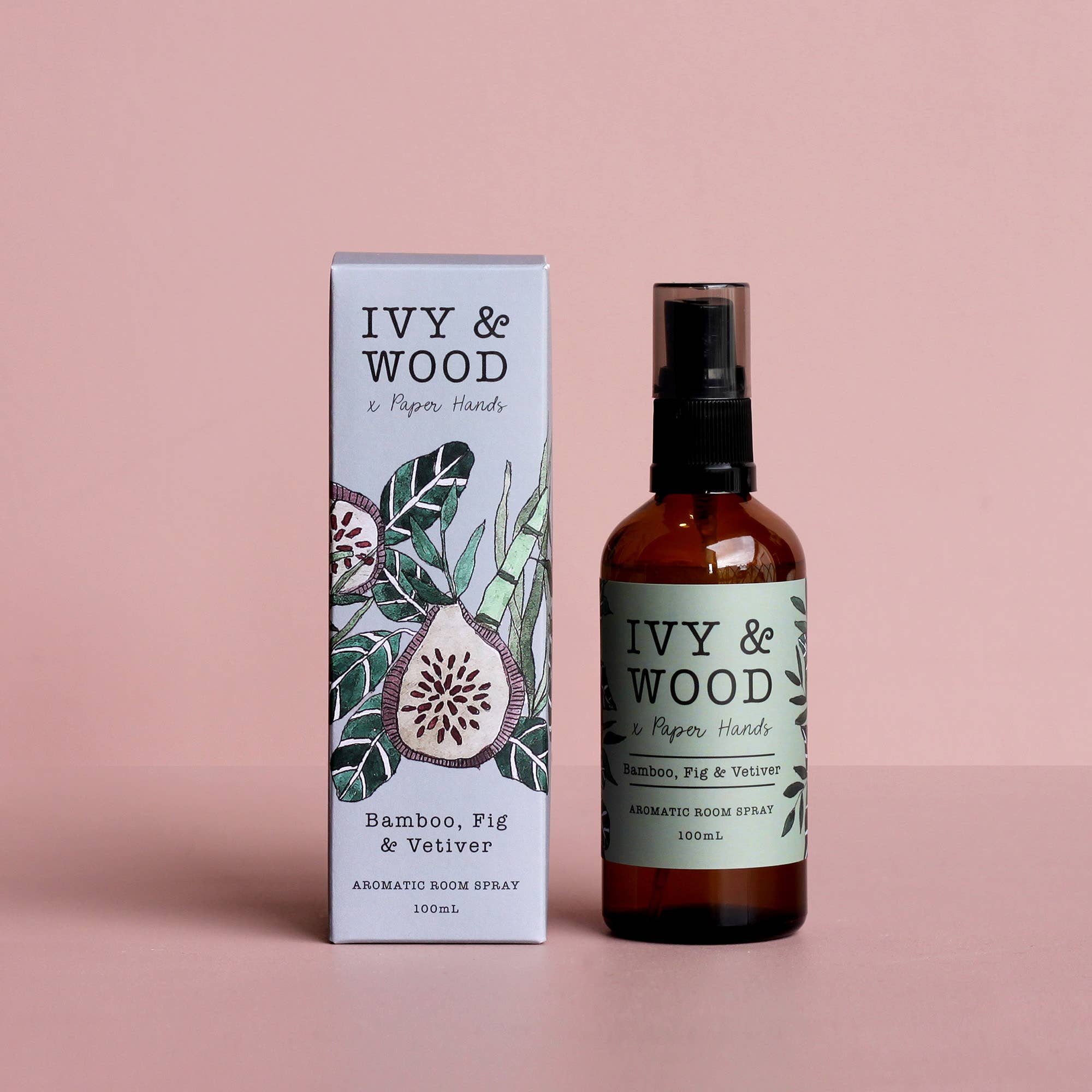 Ivy & Wood - Wholesale Room & linen spray - Botanical: Bamboo, Fig & Vetiver Room Spray