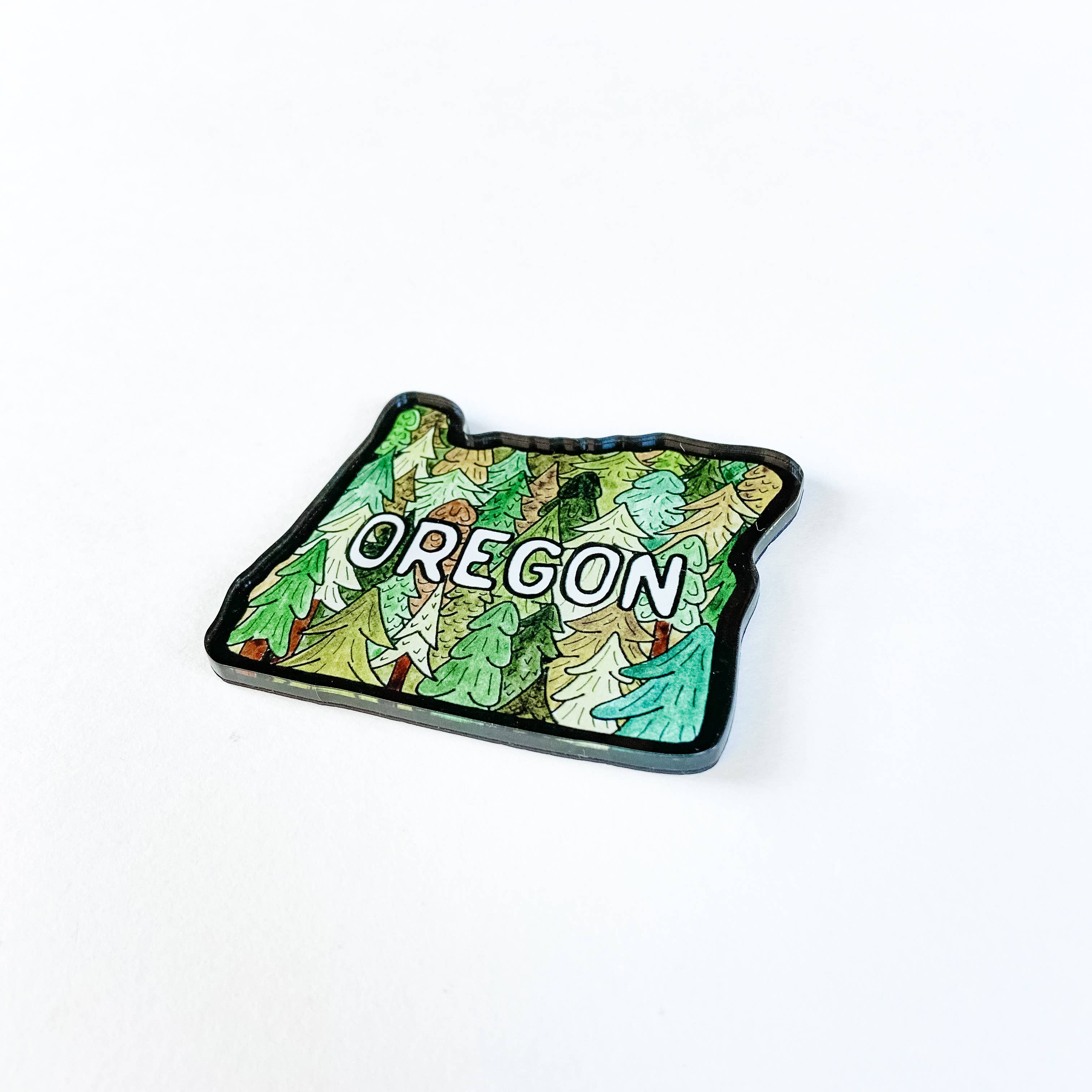 Sticker Girl - Wholesale Magnet - Oregon Trees Magnet1