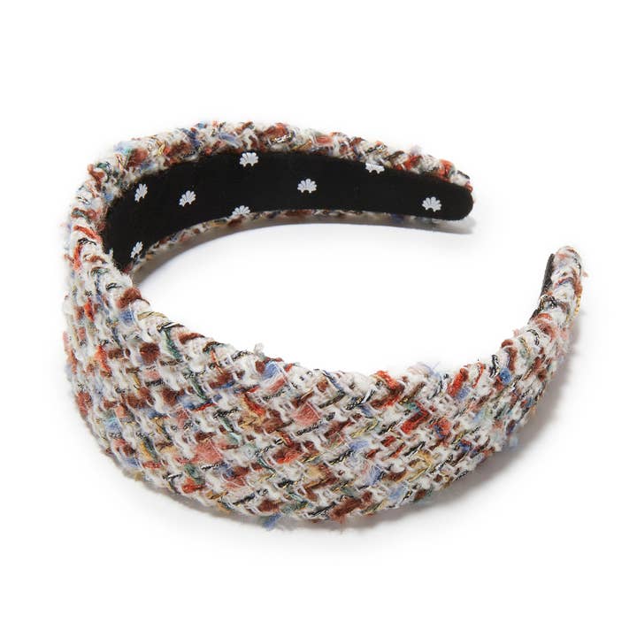Lele Sadoughi - Wholesale Fashion Headband - Women's - AUTUMN TWEED BRIGITTE HEADBAND