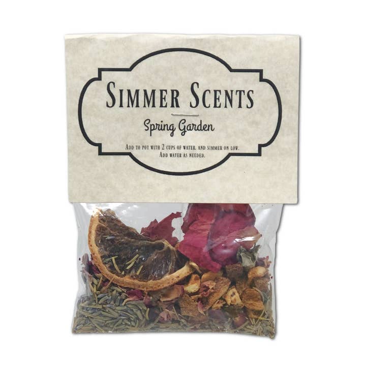 Simmer Scents Spring Garden - Dried Lavender, Rose, Rosemary for wholesale by Oily Blends
