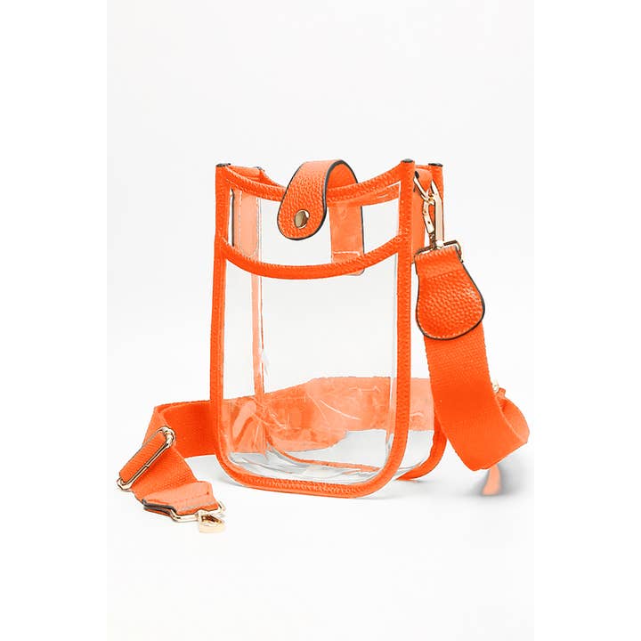 Hana - Wholesale Crossbody Bag - Women's - Clear Stadium Crossbody Mini Bag15