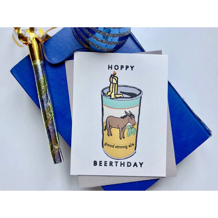 "Hoppy Beerthday" Beer Lover Birthday Card for wholesale by HEI LO CARDS