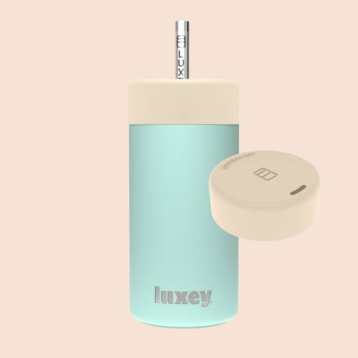 Luxey Cup - Wholesale Insulated mug/tumbler - MINT CREAM - Duo Switch Stainless Steel Cup 12oz35