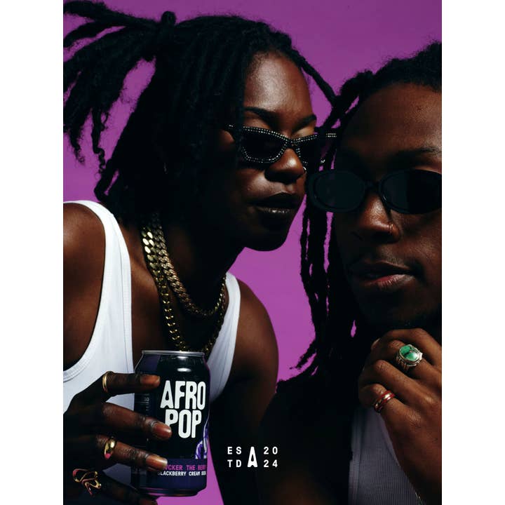 AFROPOP - Wholesale Soda/Carbonated Drink - Blvcker the Berry: Blackberry Cream Soda6