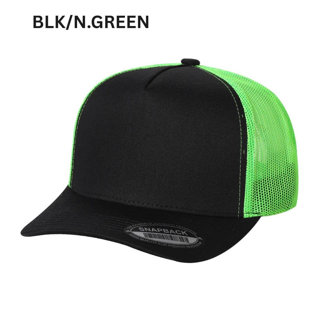 Burzip collection - Wholesale Trucker Hat - Unisex - TCM 2TONE - 5PANEL TC MESH 2TONE 5TRTM 5