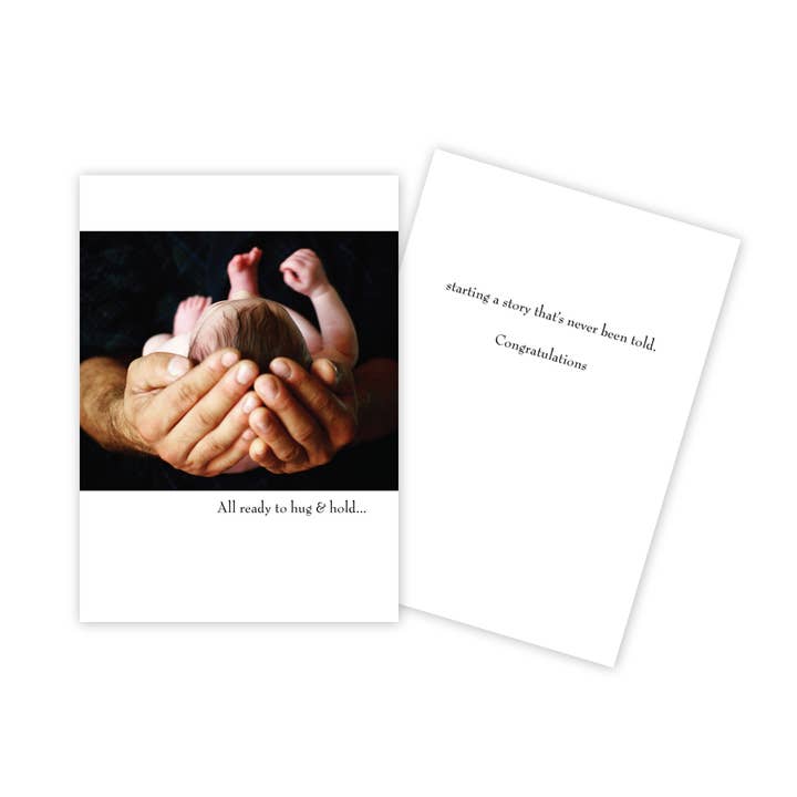 Sun Day Greetings – Großhandel Babykarte – Kopf in Händen Neue Babykarte