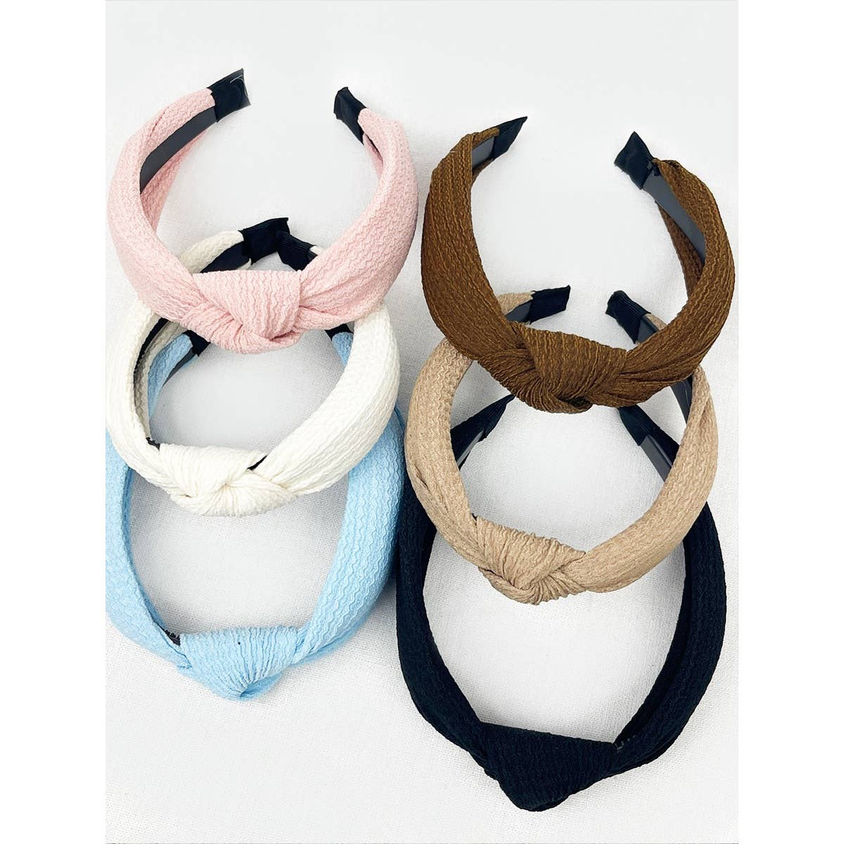 MÉLANGER LA COULEUR Bandeau noué à texture gaufrée en vente sur Faire2