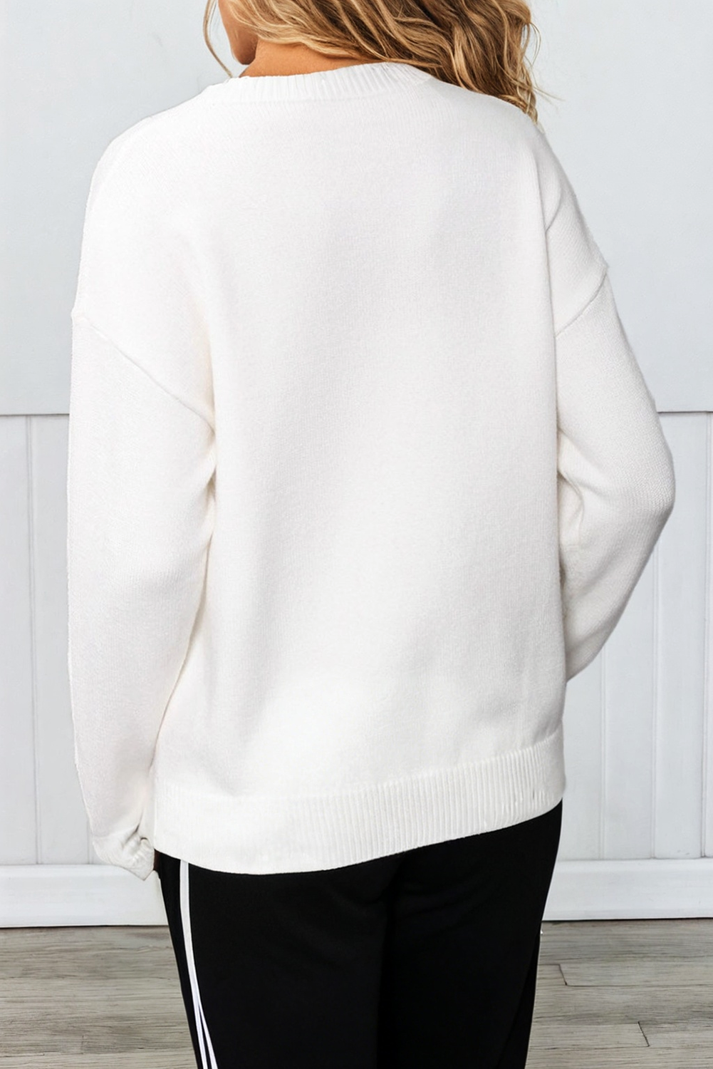 LA Society - Vente Pull en maille – femme - Pull de Saint-Valentin graphique avec nœud en forme de cœur LAS (S-XL)1