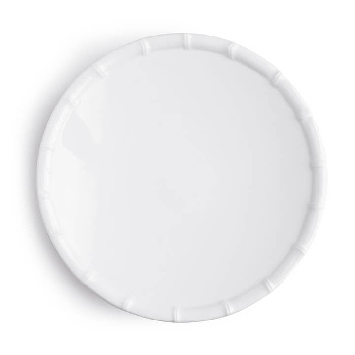 Assiette à dîner Zen Bamboo White de 11 po pour la vente par Q Squared
