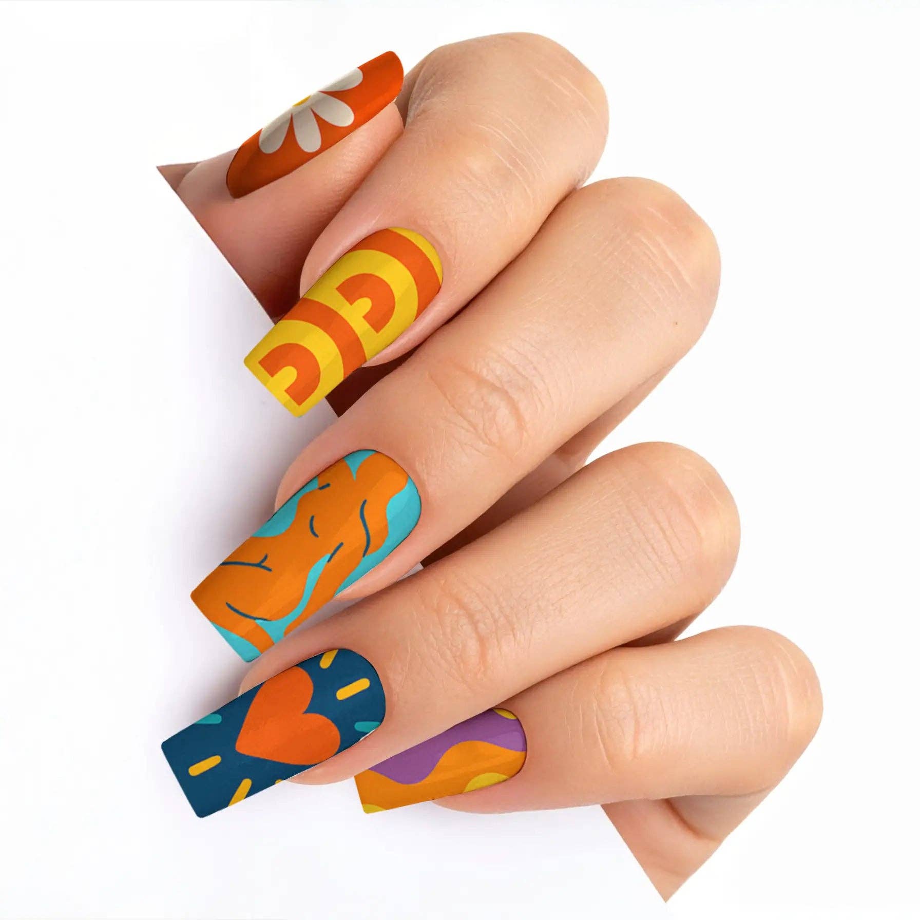 FYNE BODY - Wholesale Press-on/fake nails - Splat-tastic Canvas Creativity Press-On Nails45