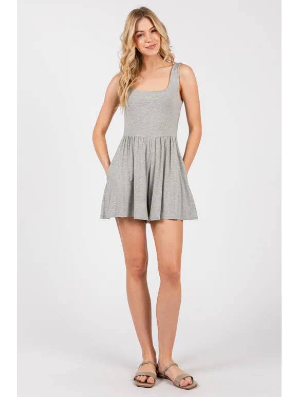 Final Touch - Vente Combishort – femme - Combinaison à détails froncés à double couche - NJU6040611