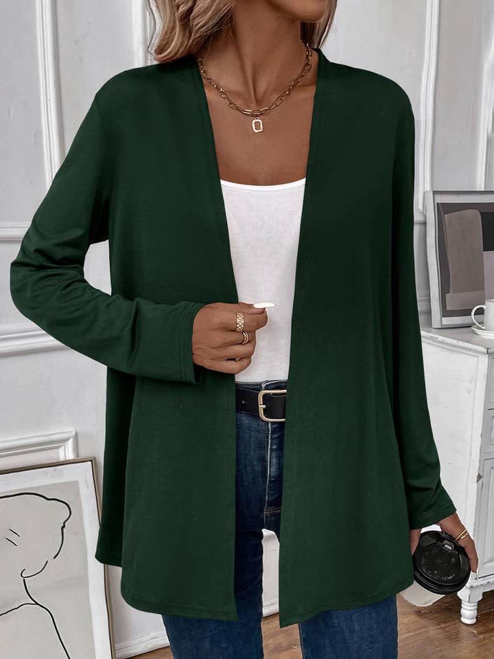 Beyond Apparel - Wholesale Cardigan - Women's - Open Front Long Sleeve Cardigan10
