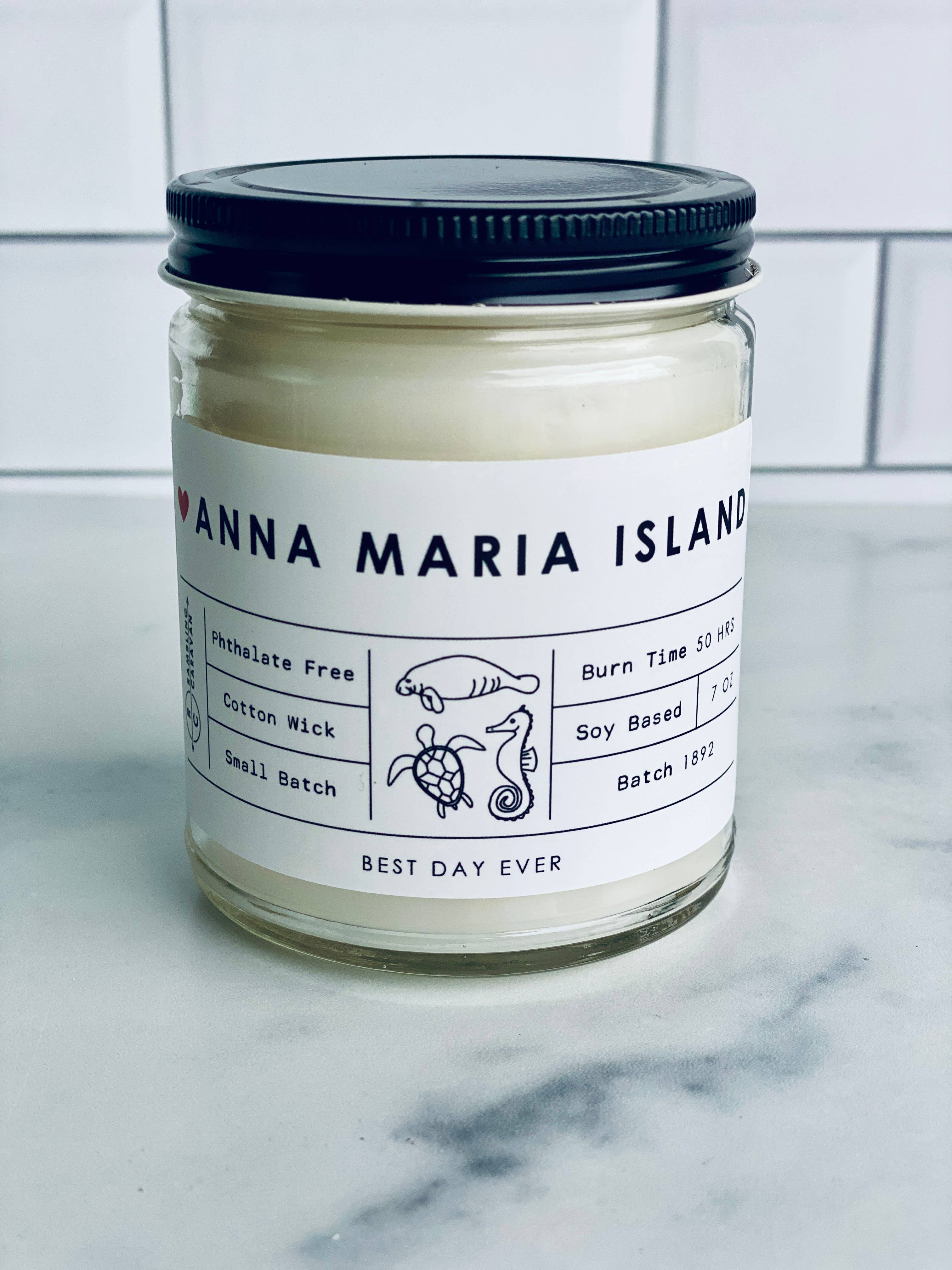 Rambling Caravan - Wholesale Jar/Filled Candle - Anna Maria Island, FL Candle1