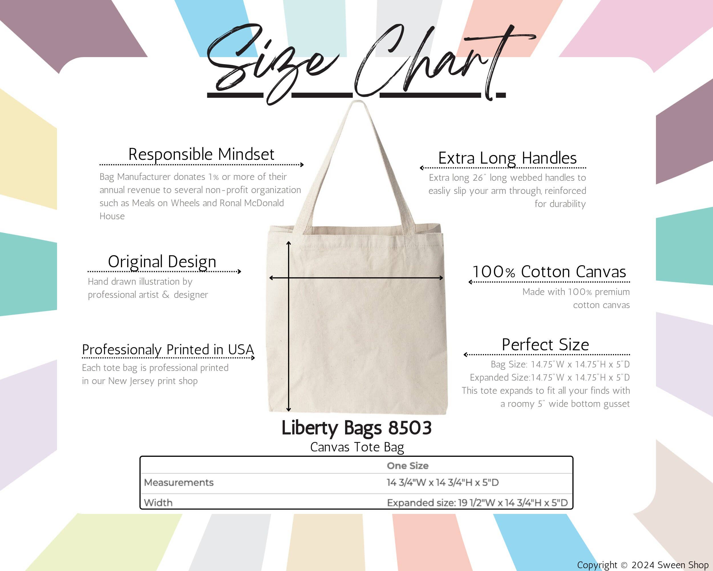 Sween Shop - Wholesale Tote Bag - Unisex - Beagle Large Cotton Canvas Tote Bag Pet Dog Dad and Mom Gift3