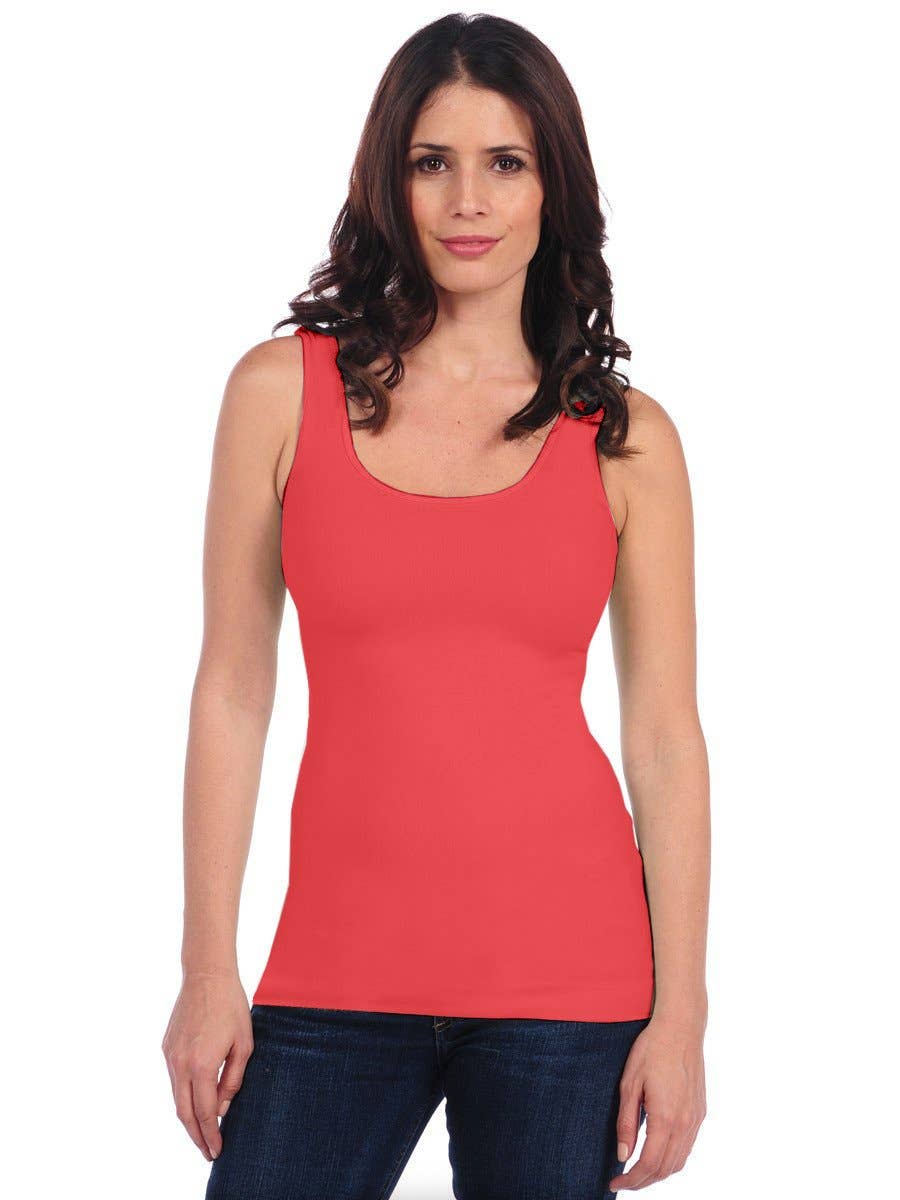 TINA Stephens Italy/Tees By Tina – Großhandel Tanktop – Damen – Nahtloser, glatter Tank (300ST)79