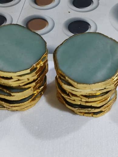 Natural Agate Coaster for wholesale by AmazeU