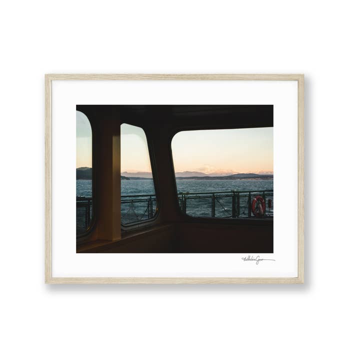 Ocean Sky Lab - Wholesale Art Print - Art Print | Ferry Mount Baker | Pacific Northwest Print