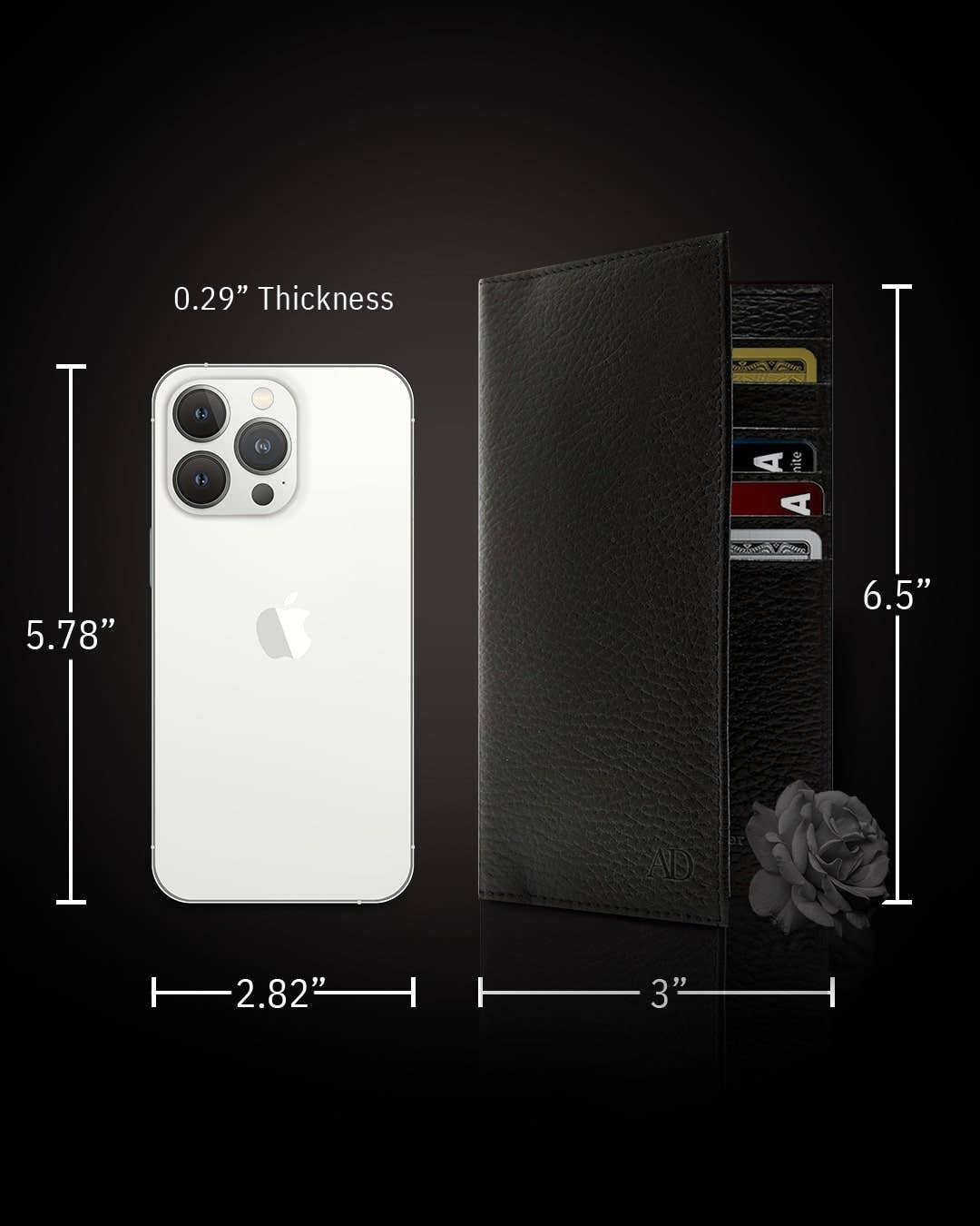 Access Denied Accessories - Wholesale Wallet - Unisex - Genuine Leather Checkbook Cover For Women &Men RFID Blocking22