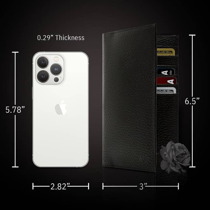 Access Denied Accessories - Wholesale Wallet - Unisex - Genuine Leather Checkbook Cover For Women &Men RFID Blocking22