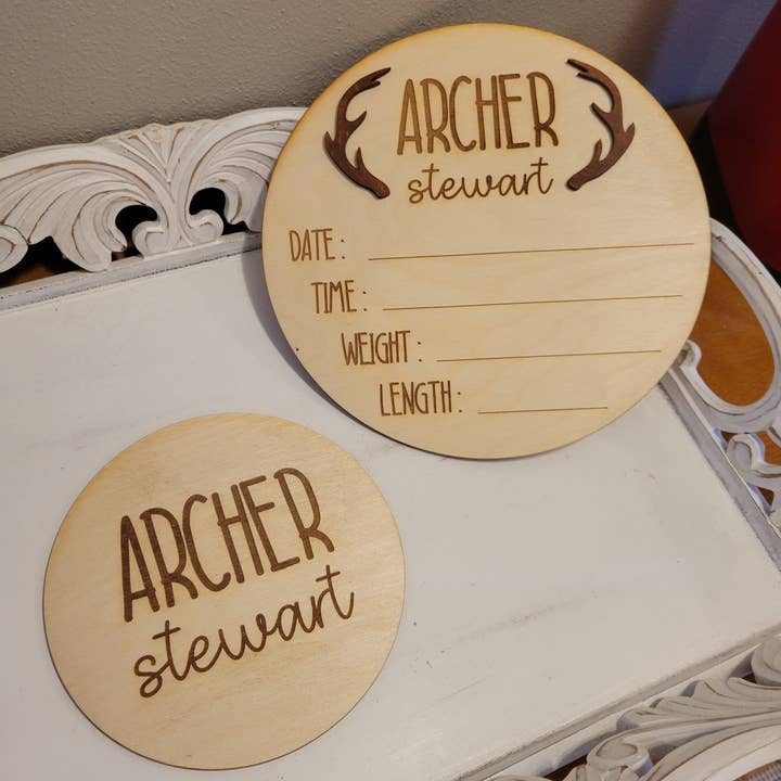 Nuevos signos para bebés para venta al por mayor de Ellie Joe Design Co