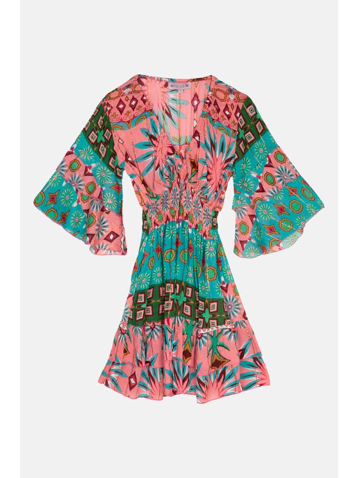 Piti Cuiti - Wholesale Dress - Women's - GOA PINK SHORT DRESS