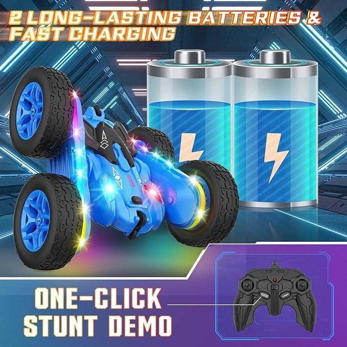  Pack Mix Match Colors  Double-Sided 360° Rotating 4WD Remote Control Car Rc Cars for wholesale on Faire3