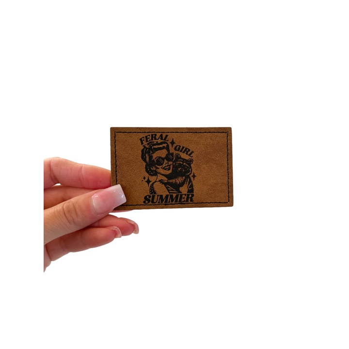 Wild Indigo - Wholesale Patch - Leather Hat Bar Patch Self Adhesive