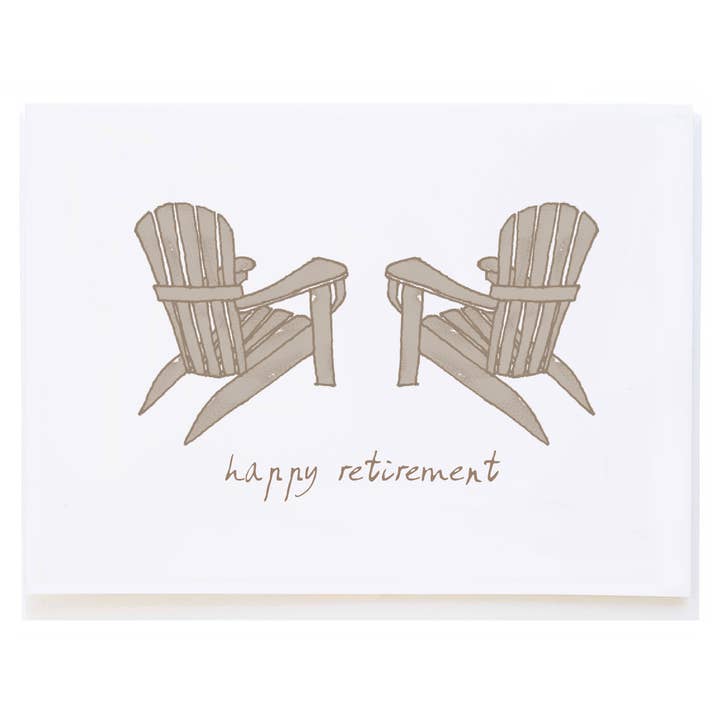 Adirondack Chairs Retirement for wholesale by mollyOcards