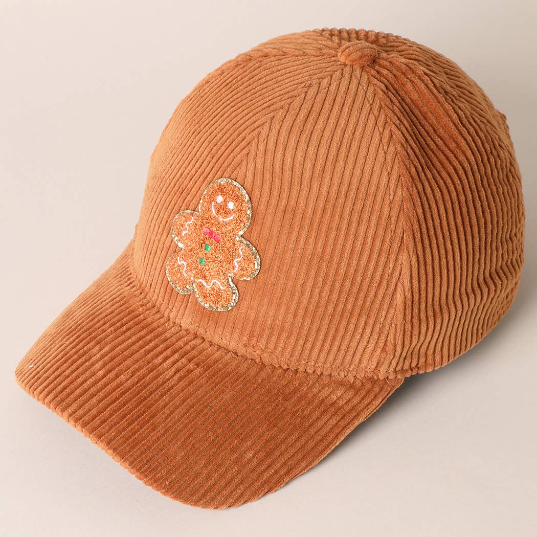 Fashion City – Engroshandel Baseballkasket - Unisex – Pepperkager Patch Corduroy baseballkasket1