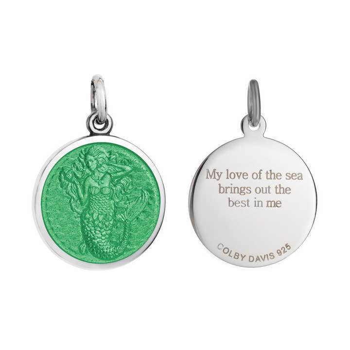 Pingente Colby Davis: Pequena Sereia - Prata de 1ª Lei por atacado de Colby Davis of Boston