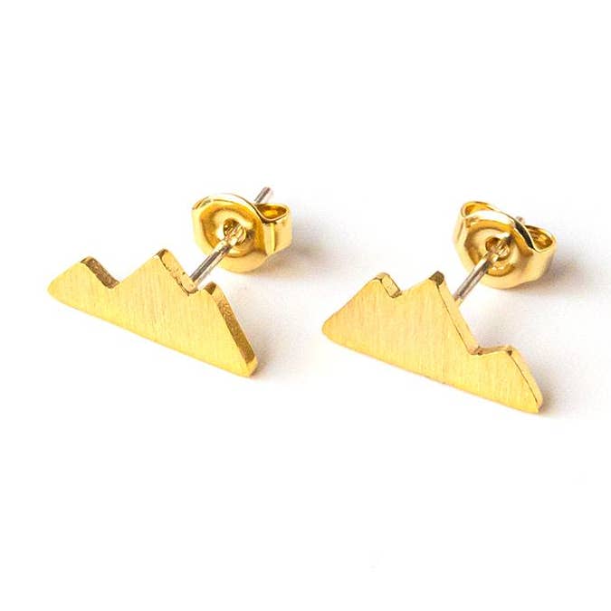 Orecchini Matte Mountain Post per la vendita all'ingrosso da parte di Padgett Hoke