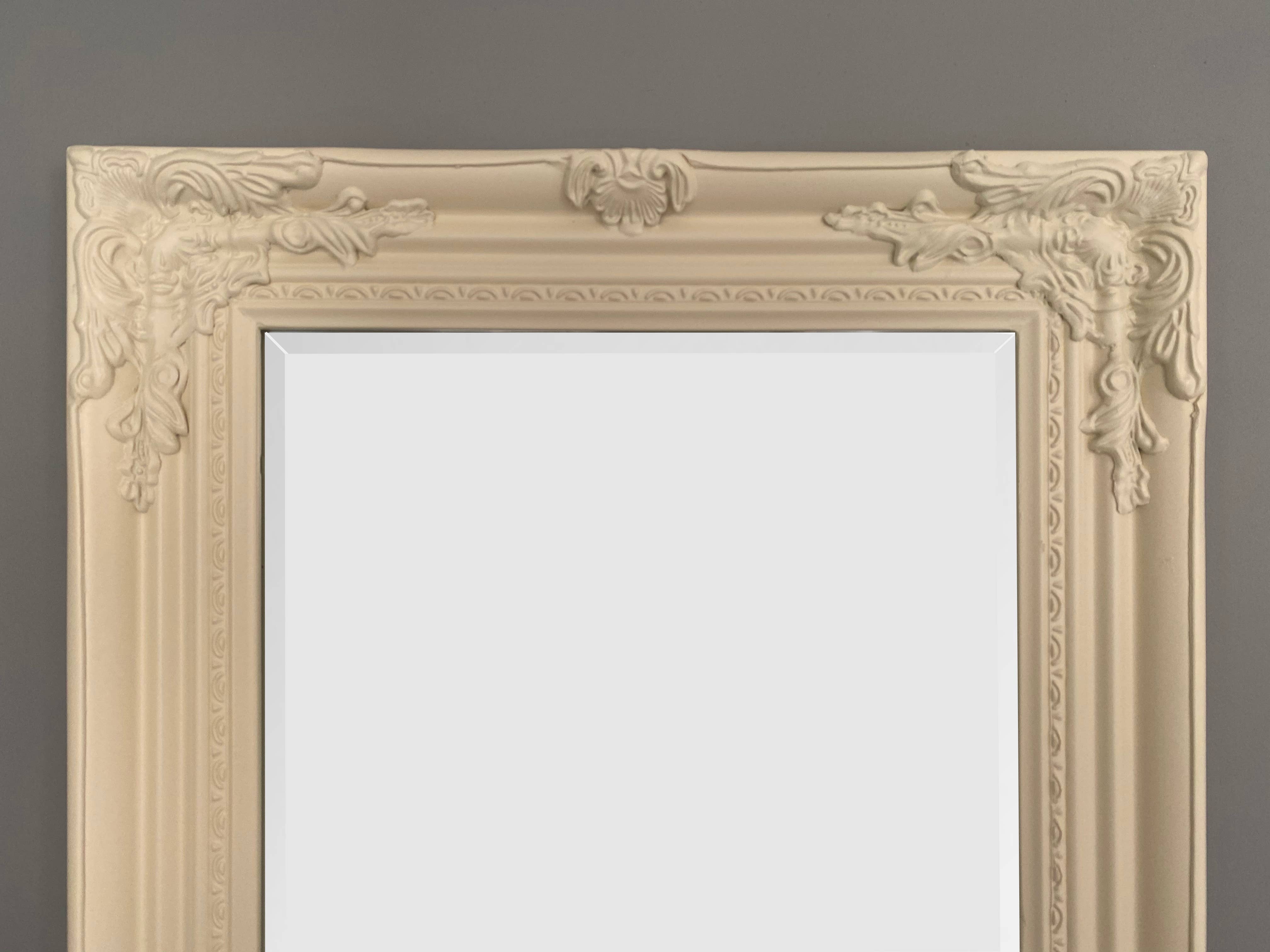 DOWNTON WHOLESALE – wholesale Wall mirror – Cream Dressing Mirror142cm (Pack of 2) Trade Price £33 each2