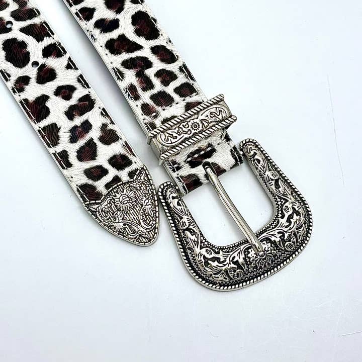 BYREN | ÉLINE L'ATELIER - Wholesale Belt - Women's - Faux leather leopard effect belt CT11K1