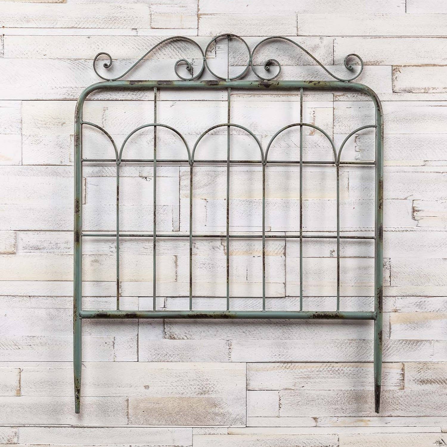 Ragon House – Großhandel Gartendeko/-schmuck – 28" GEALTERTES BLAUES GARTENTOR4