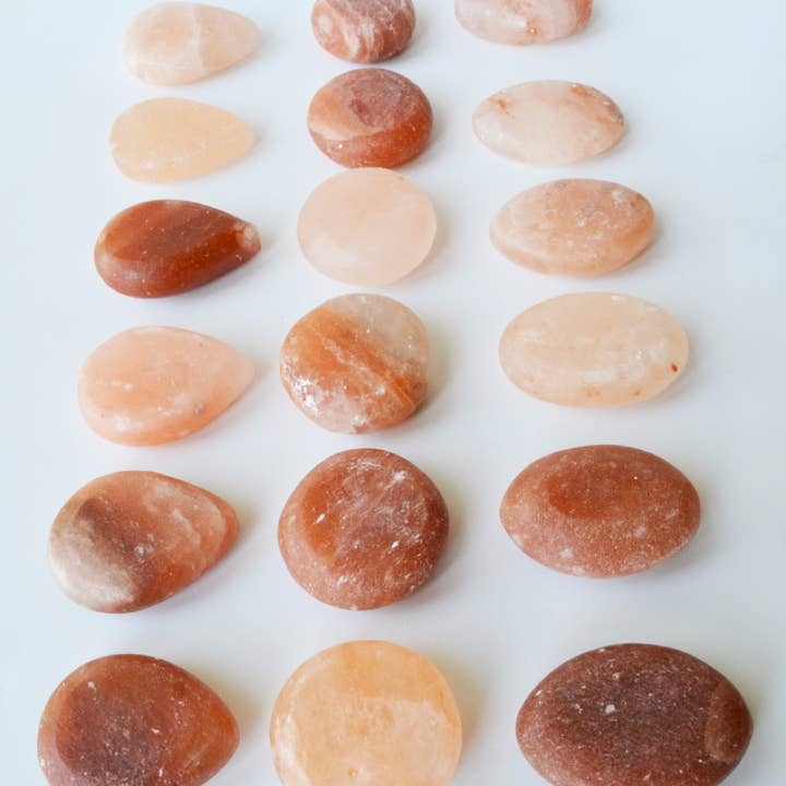 Massage Stones, 18 (6 Each-Round, Oval, Teardrop) for wholesale by Saltability