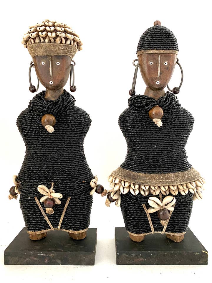 Carved Wooden Doll (11.8 in) DFF30B for wholesale by Terracotta Grey