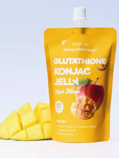 AFTERLAB - GLUTATHIONE KONJAC JELLY (APPLE MANGO) for wholesale by Hong Cheon USA (K-Beauty Distribution)