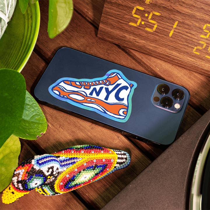 Apply Stickers - Wholesale Phone & Laptop Stickers - NYC Kicks by Apply - Die-Cut Sticker on Holographic1