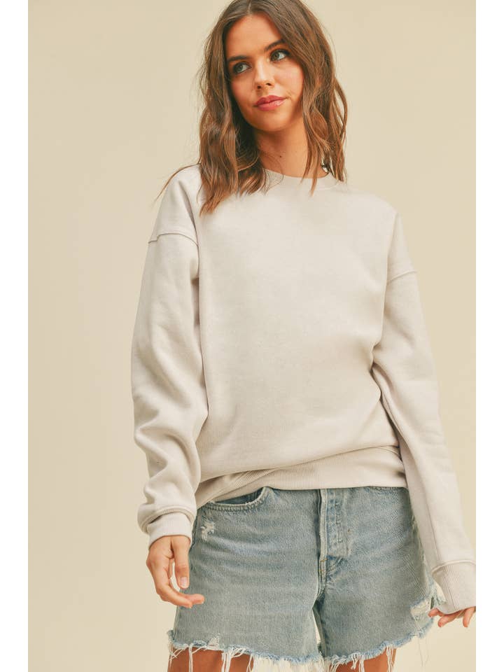 Honestee - Wholesale Sweatshirt - Women's - Blank Long Sleeve Sweatshirt