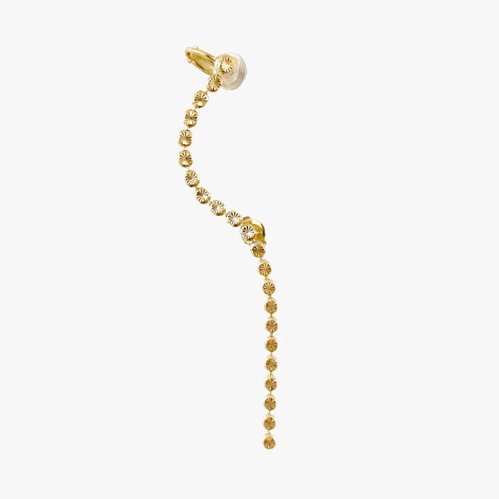 Gold LUMIERE EAR CUFF for wholesale on Faire