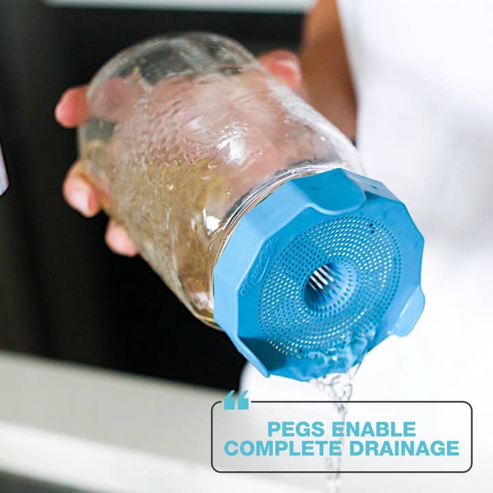 Masontops - Wholesale Voedselopslagcontainer - Bean Screen Kiemdeksels voor Mason Jars4