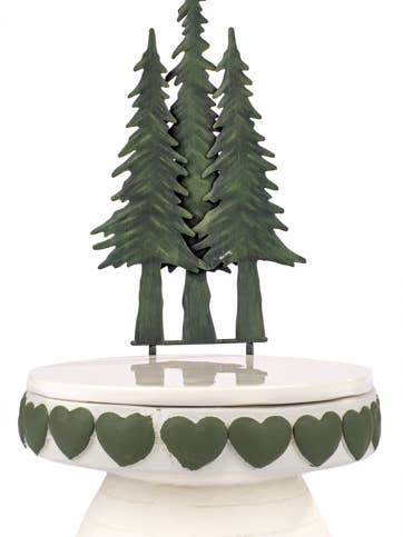 Tortenplatte mit Tannen 33/ø20 cm VE 2 für den Großhandel von Baden Collection
