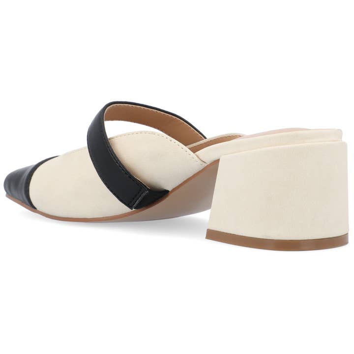 Journee - Wholesale Low Heels - Women's - Dalla Kitten Block Heels In Faux Leather10