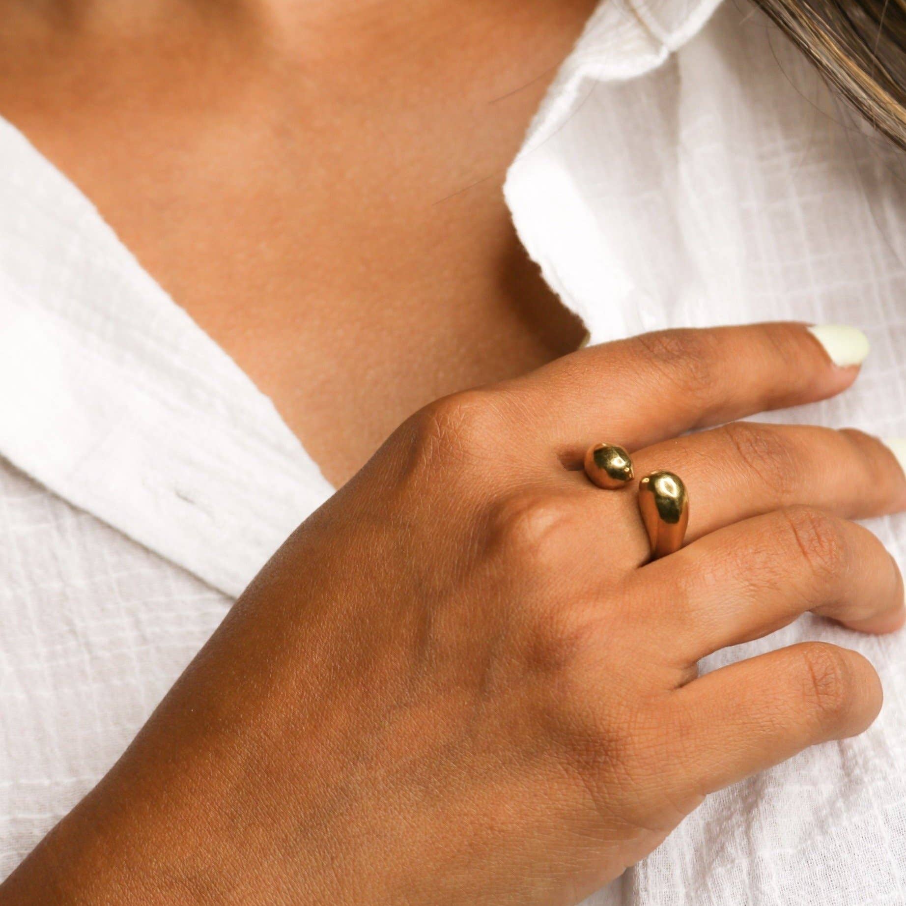 Blooh - Wholesale Cocktail/Statement Ring - Tejo Wrap Adjustable Statement Ring1