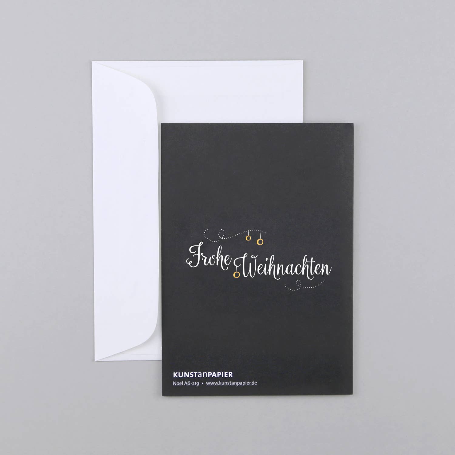 Kunst an Papier - Wholesale Christmas Card - Christmas card calligraphy Noel1