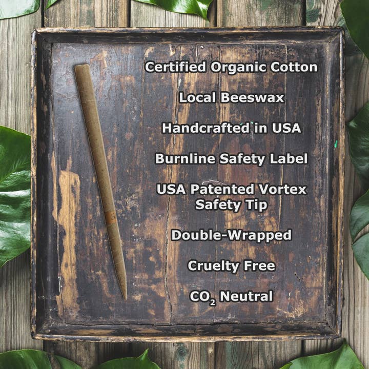 Healthy Energy Amazing Life - Wholesale Tapered Candle/Candlestick - Large Beeswax Ear Candles by Doc Harmony7