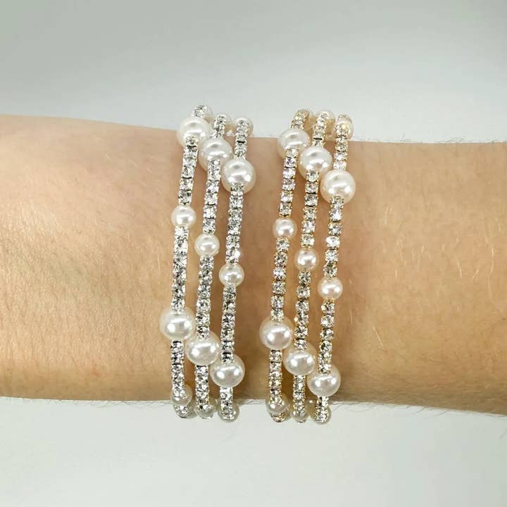 Aqua Essence Co - Wholesale Jewelry Set - Victoria Bridal Set | Handcrafted Pearl Wedding Jewelry4