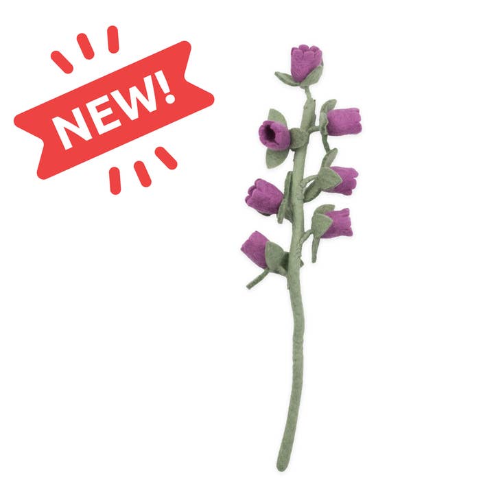 Felt Bellflower for wholesale by Global Goods Partners