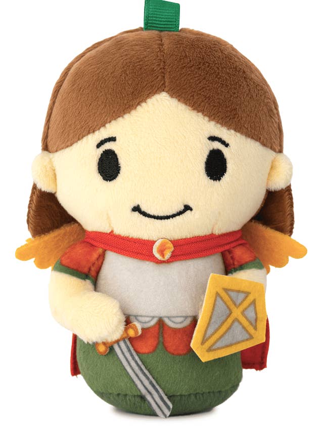 Saint Michael Archangel Catholic Mini Plush Doll 4.75" | Angel Toy for wholesale by Little Drops of Water®