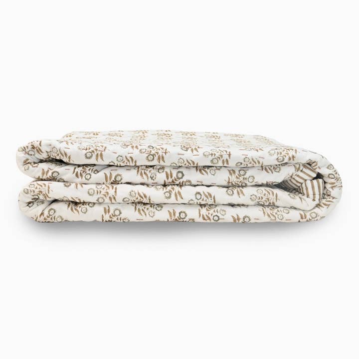 Trapunta stampata a mano Genevieve per la vendita all'ingrosso da parte di Thread To Form